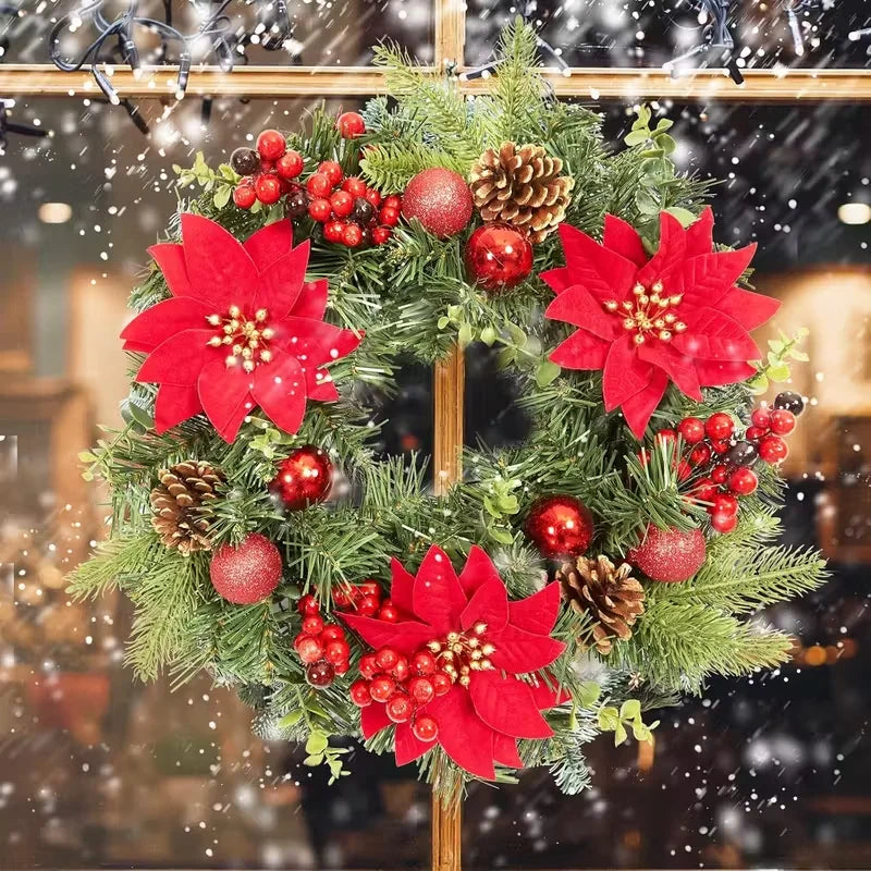 Artificial Pine Christmas Wreath