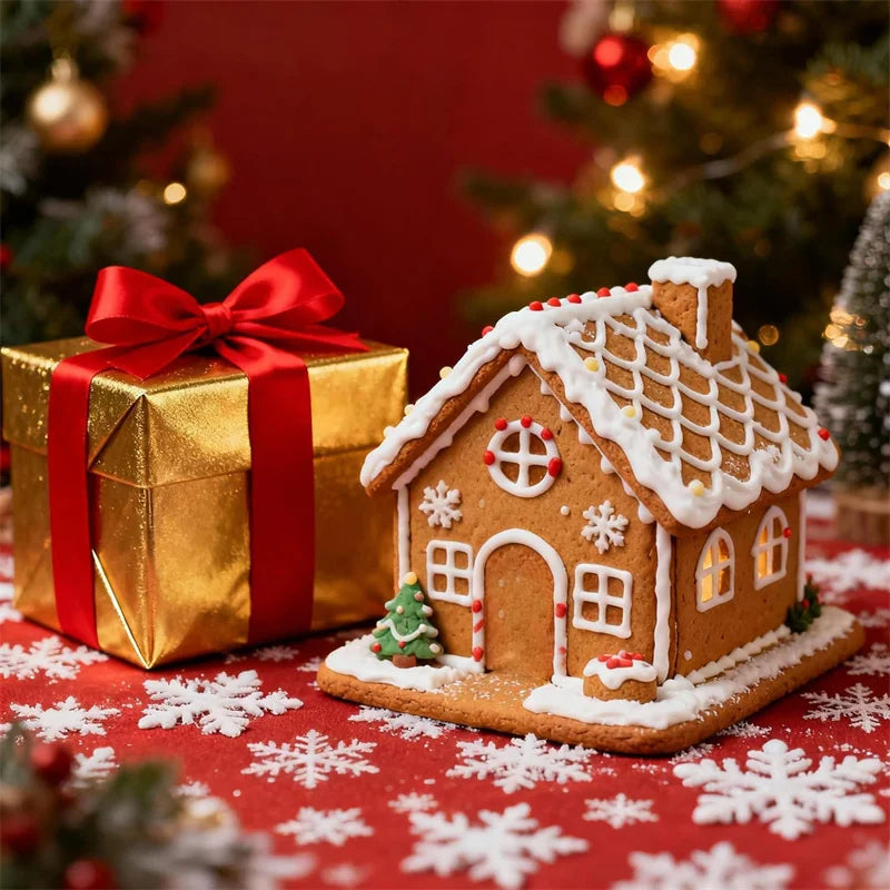Gingerbread House Stainless-Steel Cookie Cutters