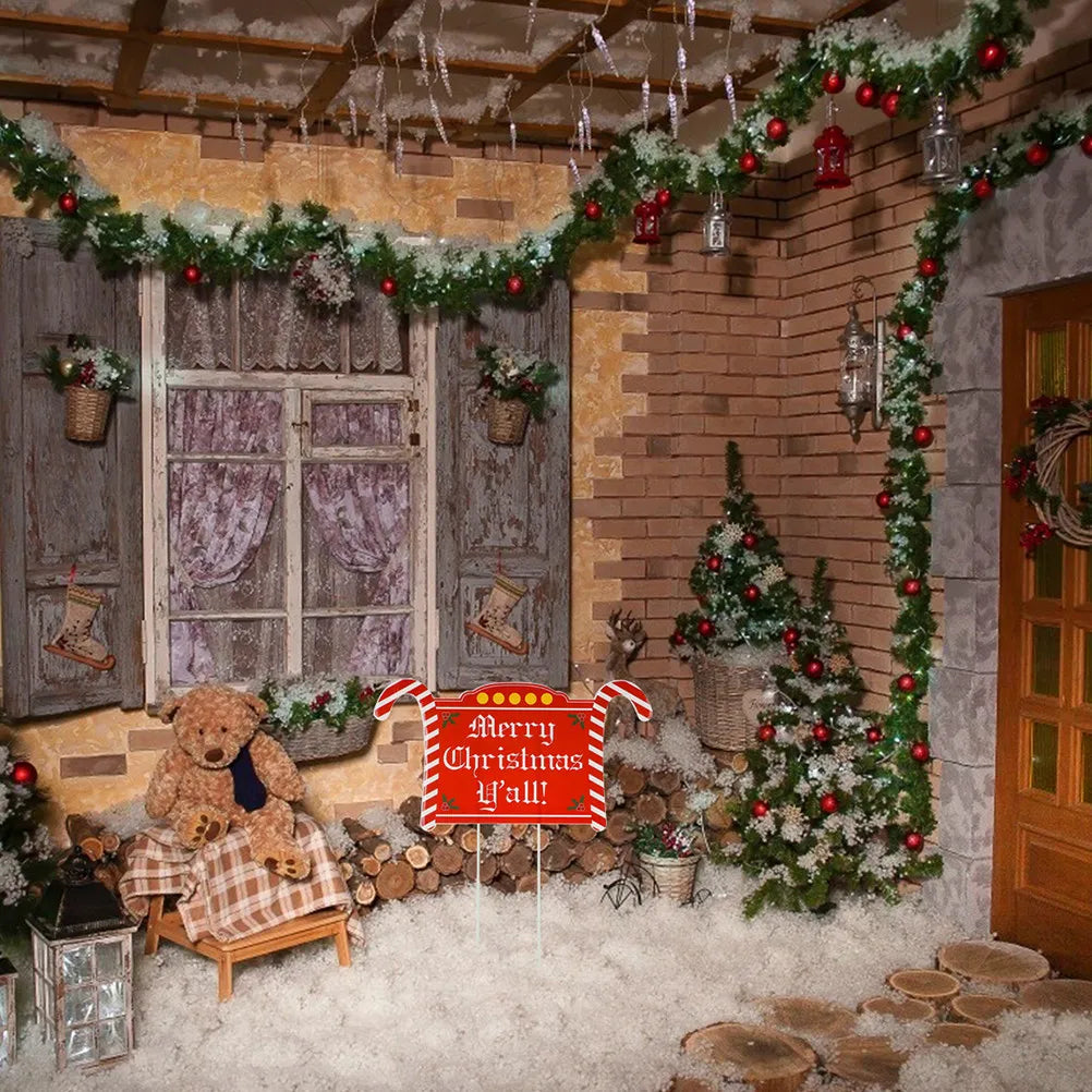 Christmas Garden Signs — Set of 3