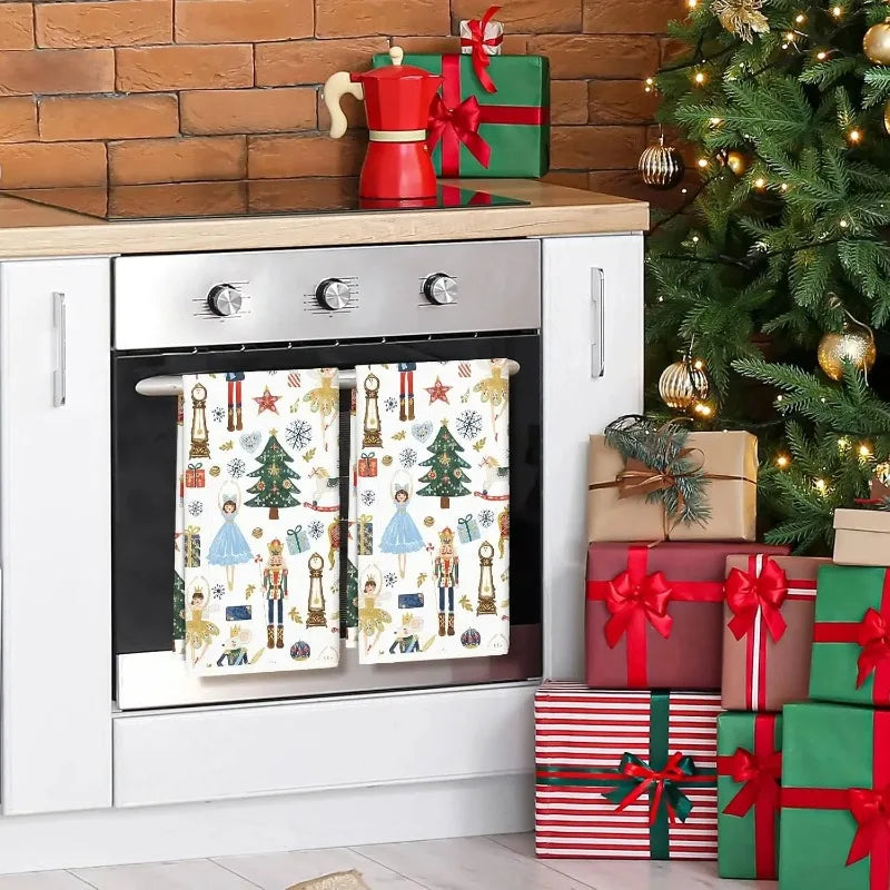 Nutcracker Kitchen Towels — Set of 2