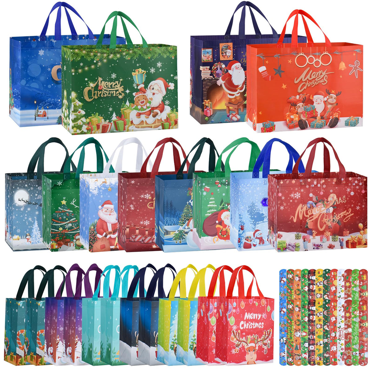 Christmas Gift Bags — Pack of 24