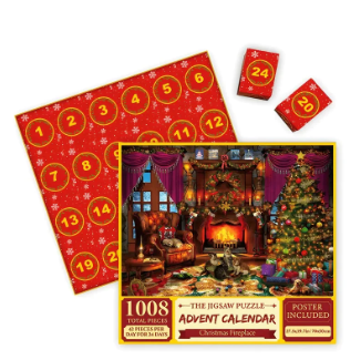 Julens Advent Calendar - 24 Slot Christmas Puzzle (One)