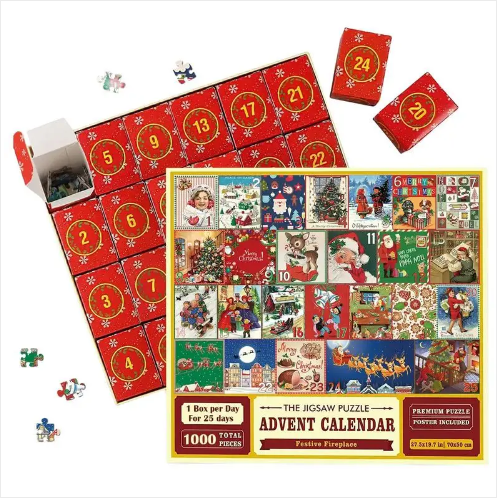 Julens Advent Calendar - 24 Slot Christmas Puzzle (One)
