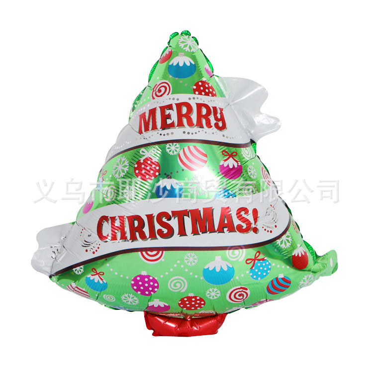 Santa Balloon - Christmas Party Aluminum Foil Decoration
