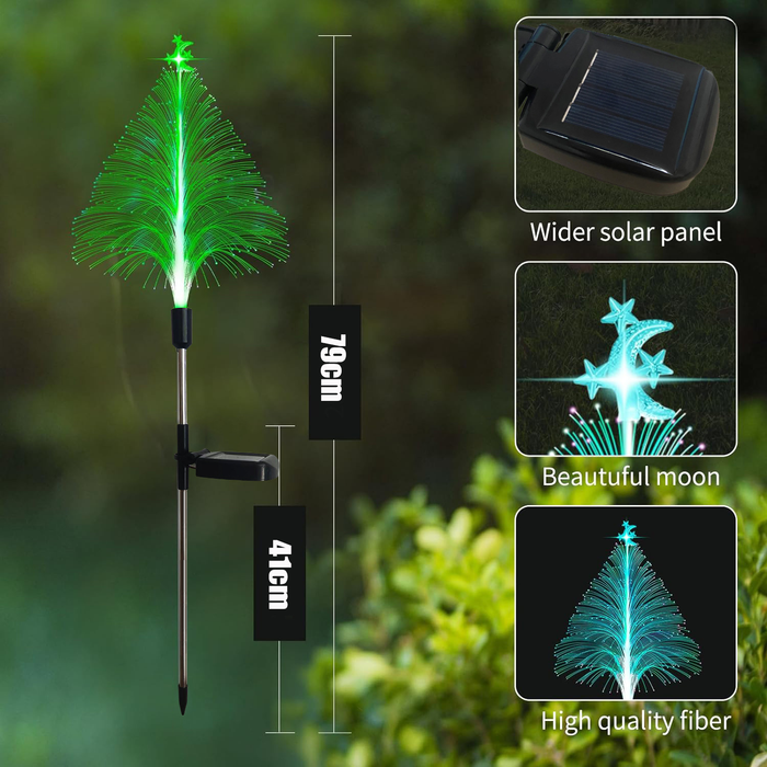 Solar Christmas Jellyfish Outdoor Yard Light