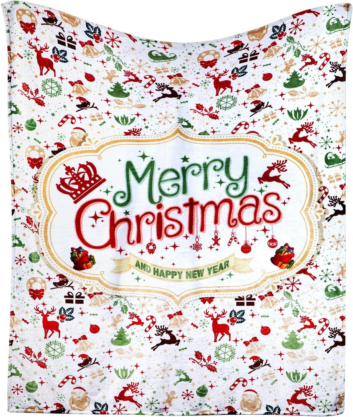 Soft Christmas Throw Blanket