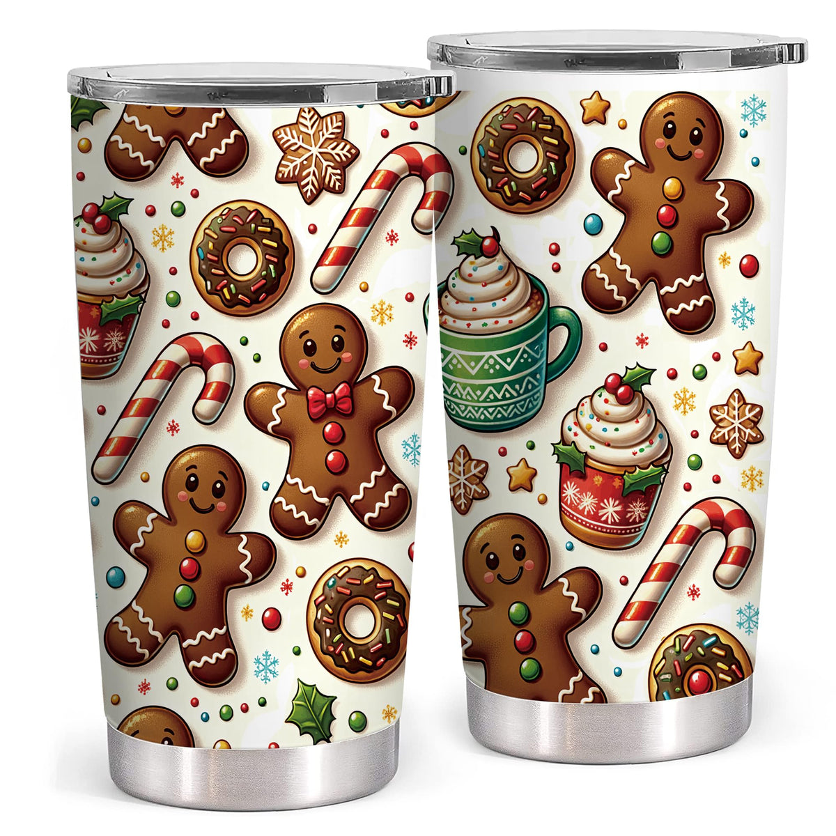 Christmas Stainless Steel Travel Tumbler