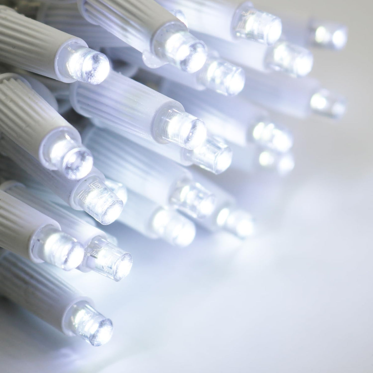 50-LED Pure White Christmas String Lights