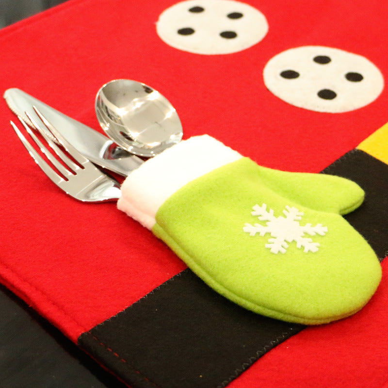 Christmas Decor for Home and Restaurant Table Settings