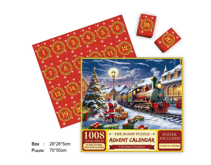 Julens Advent Calendar - 24 Slot Christmas Puzzle (One)