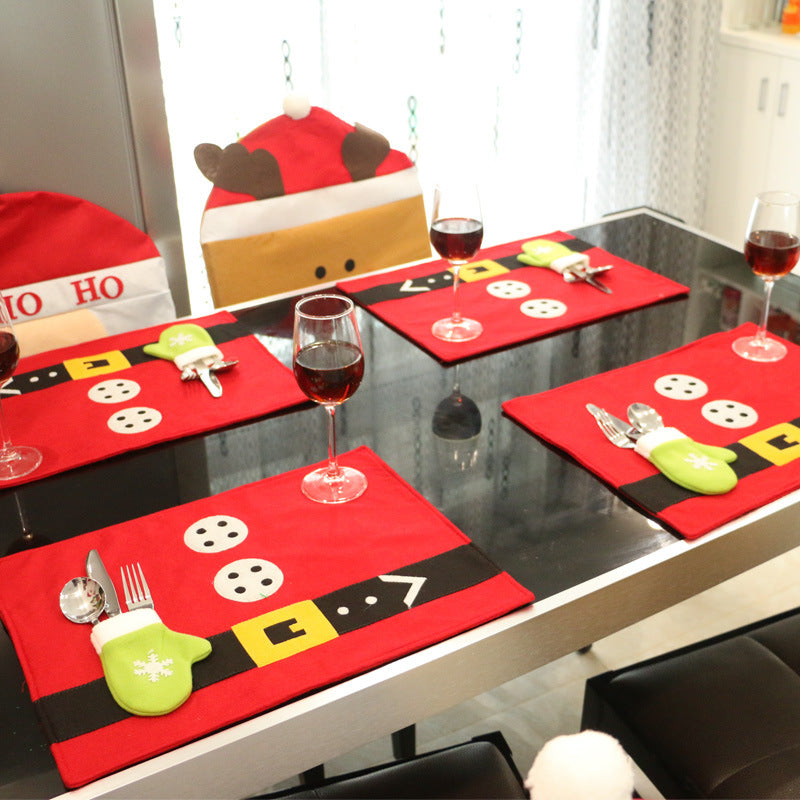 Christmas Decor for Home and Restaurant Table Settings
