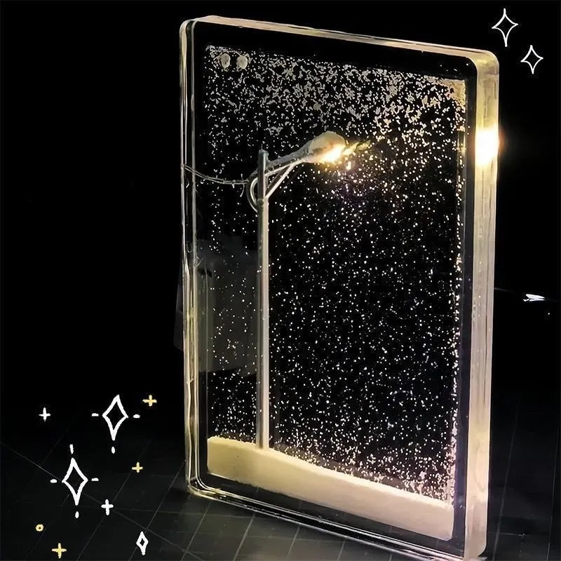 Magic Snowy Night DIY Christmas Lights