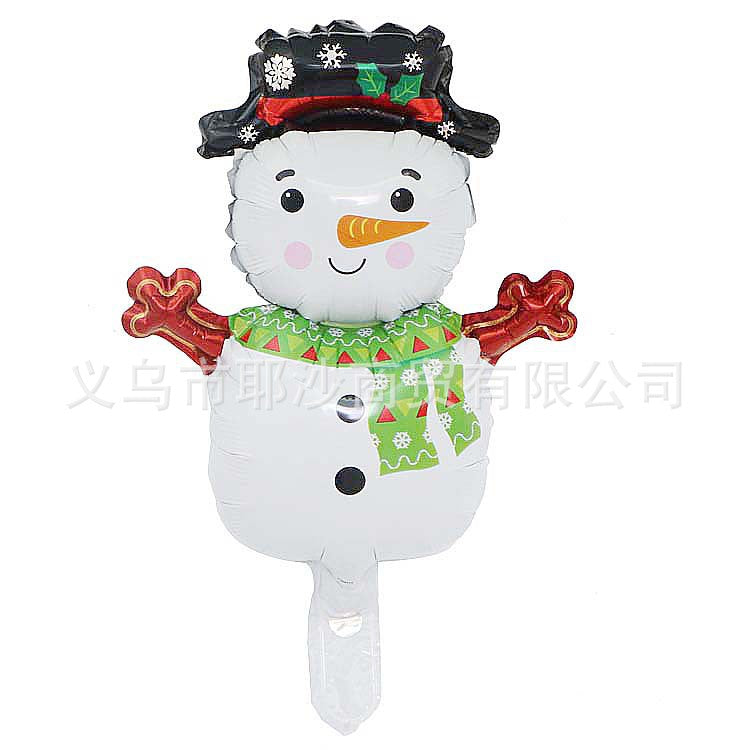 Santa Balloon - Christmas Party Aluminum Foil Decoration