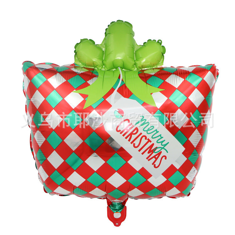 Santa Balloon - Christmas Party Aluminum Foil Decoration