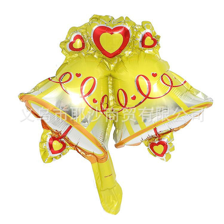 Santa Balloon - Christmas Party Aluminum Foil Decoration