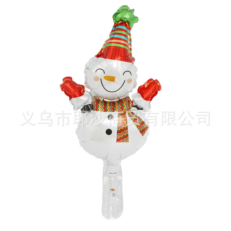 Santa Balloon - Christmas Party Aluminum Foil Decoration