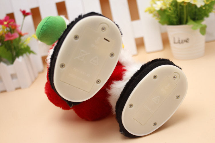 Santa decoration underside and battery compartment